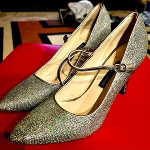 Silver Sparkle Dana Buchman 9.5 women’s shoes